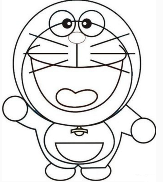 哆啦A夢(mèng)簡(jiǎn)筆畫