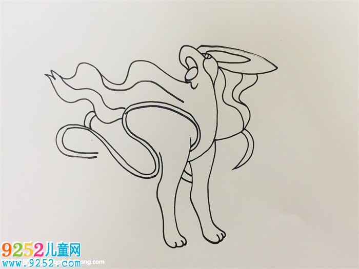 神奇寶貝水君怎么畫