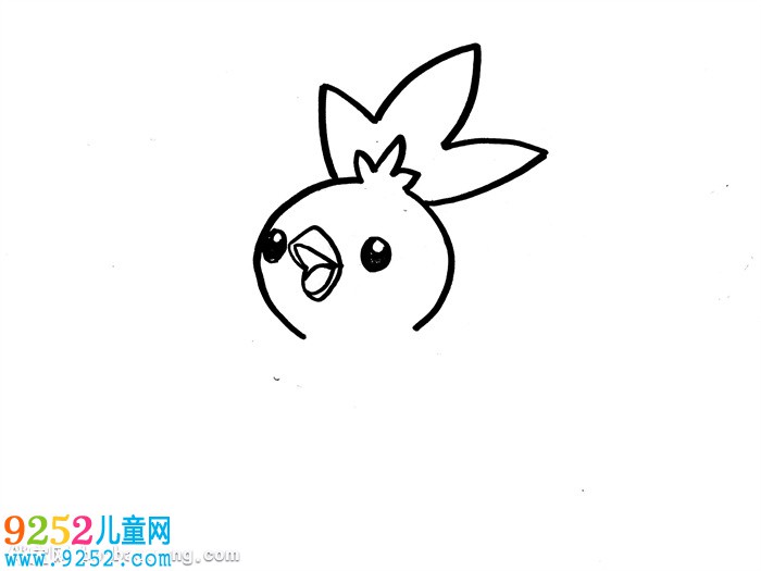 火稚雞怎么畫