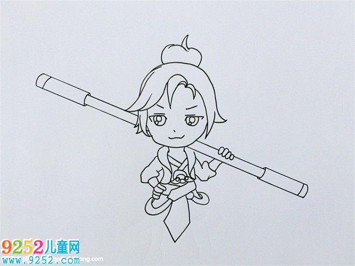 至尊寶<a href=http://www.inspiredelm.com/jianbihua/ target=_blank class=infotextkey>簡筆畫</a>教程