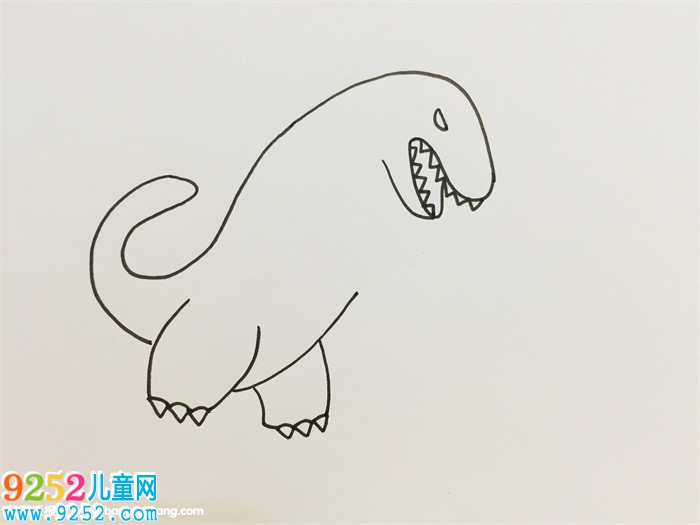 哥斯拉怎么畫