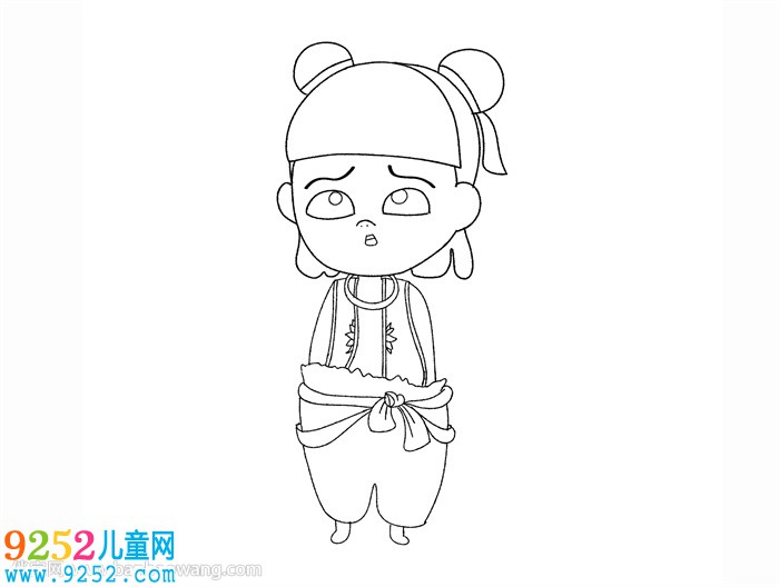 哪吒怎么畫