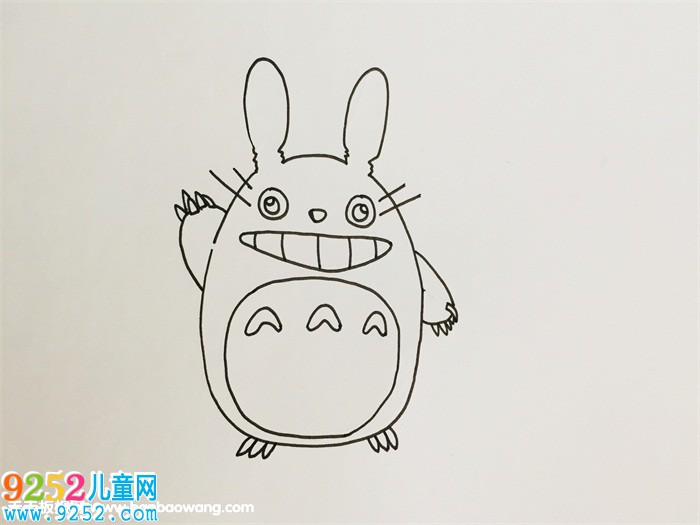龍貓的畫(huà)法