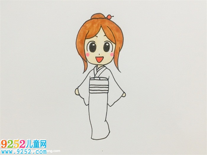 漫畫和服怎么畫