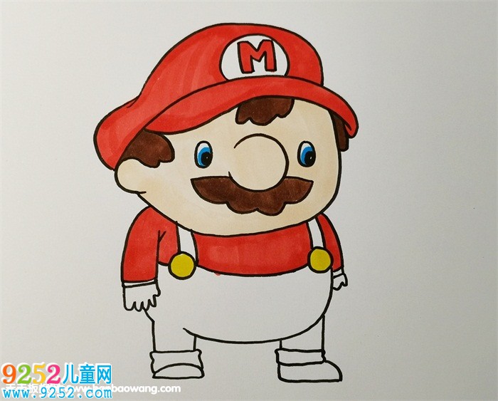 馬里奧<a href=http://www.inspiredelm.com/jianbihua/ target=_blank class=infotextkey>簡筆畫</a>步驟
