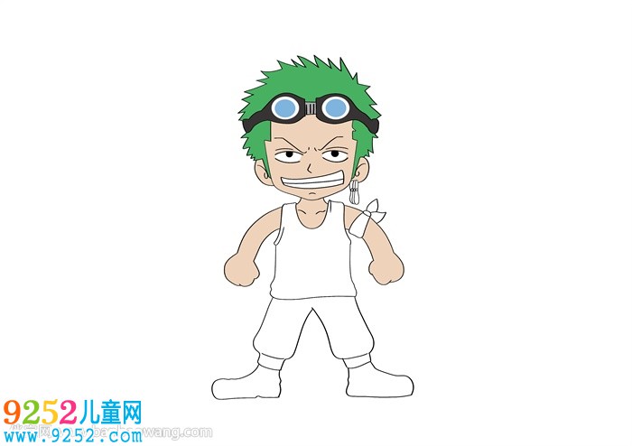 索隆怎么畫
