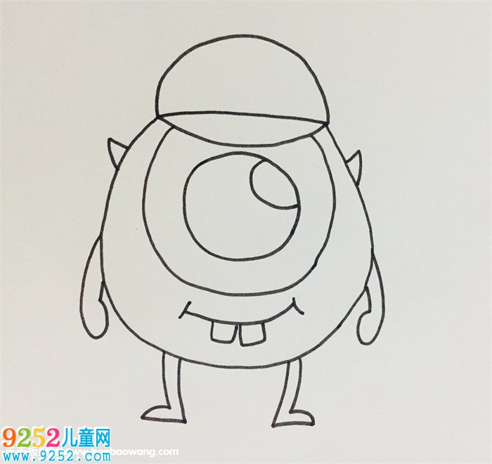 大眼仔<a href=http://www.inspiredelm.com/jianbihua/ target=_blank class=infotextkey>簡筆畫</a>步驟