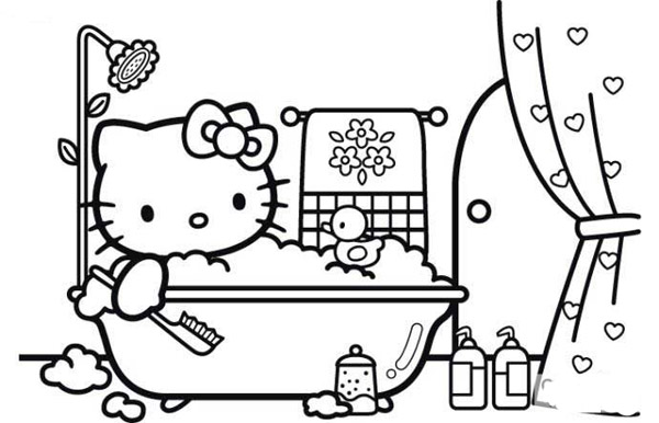 Holle Kitty凱蒂貓簡筆畫大全