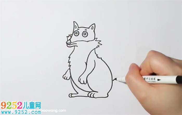 q版九尾狐<a href=http://www.inspiredelm.com/jianbihua/ target=_blank class=infotextkey>簡筆畫</a>