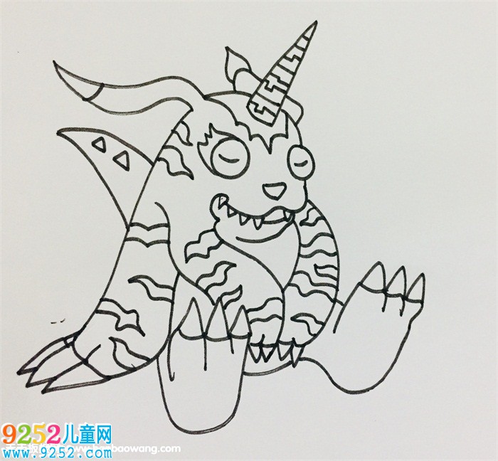 加布獸怎么畫