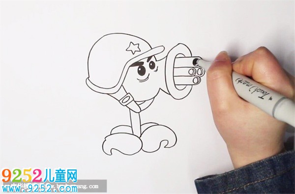 機(jī)槍射手怎么畫