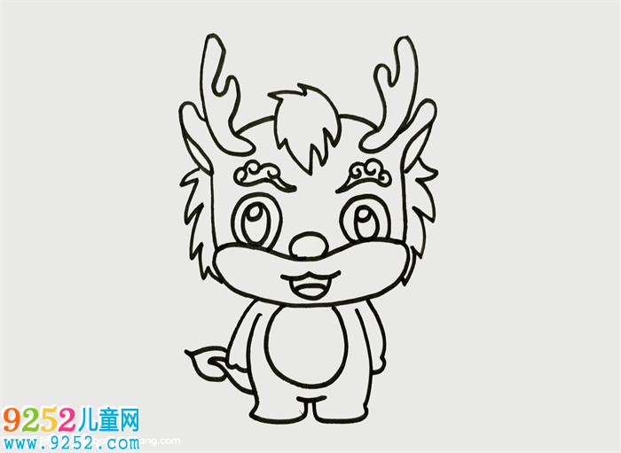 簡單的麒麟怎么畫