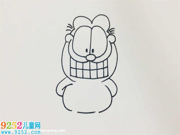 簡單的加菲貓<a href=http://www.inspiredelm.com/jianbihua/ target=_blank class=infotextkey>簡筆畫</a>