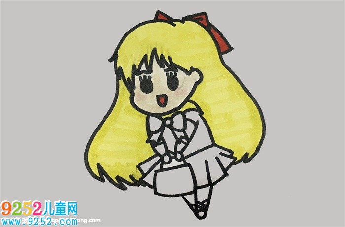 畫美少女怎么畫