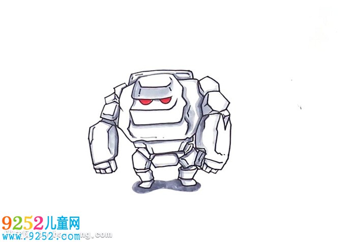 戈侖石人怎么畫