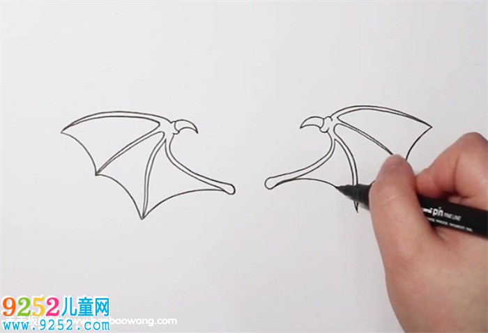 惡魔翅膀怎么畫(huà)