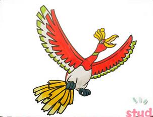 鳳王簡筆畫