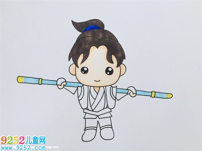 至尊寶<a href=http://www.inspiredelm.com/jianbihua/ target=_blank class=infotextkey>簡筆畫</a>步驟