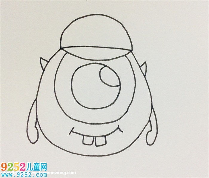 大眼仔<a href=http://www.inspiredelm.com/jianbihua/ target=_blank class=infotextkey>簡筆畫</a>步驟