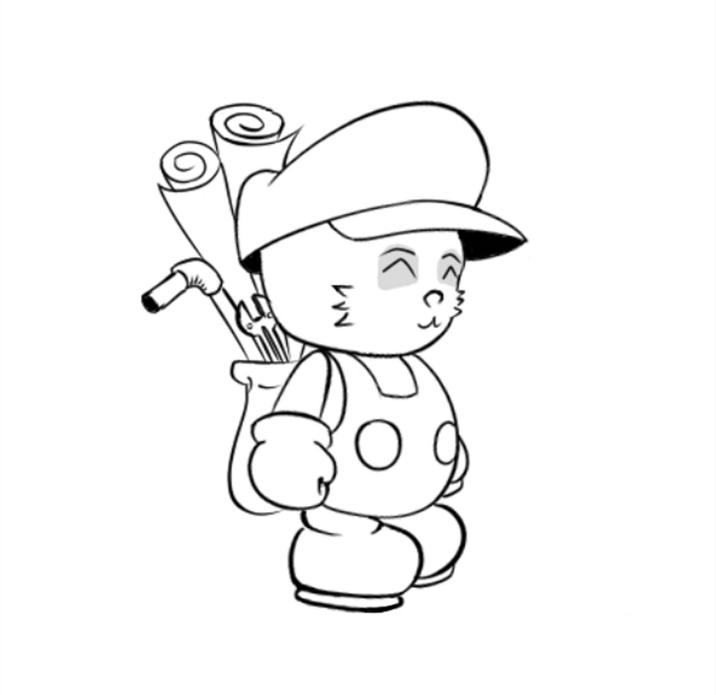 提莫隊長簡筆畫