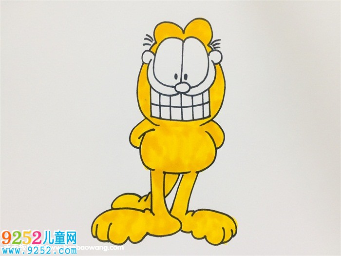 簡單的加菲貓<a href=http://www.inspiredelm.com/jianbihua/ target=_blank class=infotextkey>簡筆畫</a>