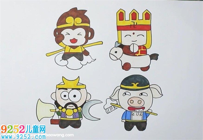 西游記師徒四人<a href=http://www.inspiredelm.com/jianbihua/ target=_blank class=infotextkey>簡筆畫</a>