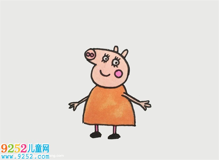 豬媽媽怎么畫