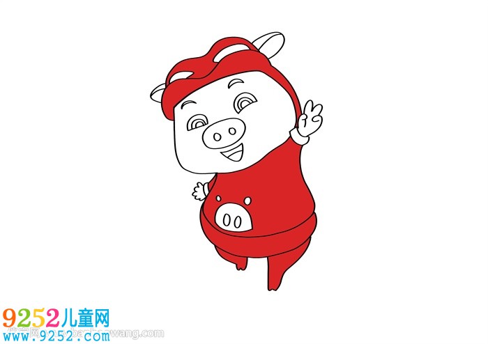 豬豬俠怎么畫一步一步