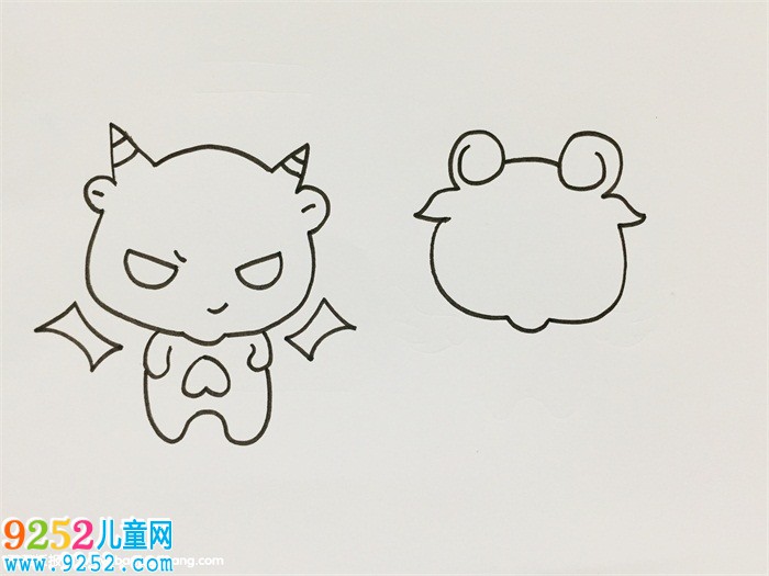 天使與惡魔怎么畫