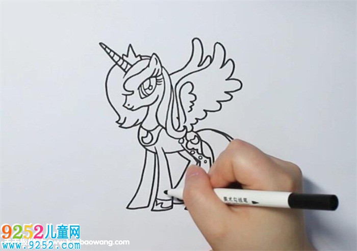 月亮公主怎么畫