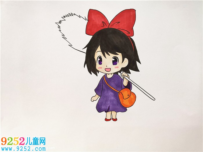 魔女宅急便<a href=http://www.inspiredelm.com/jianbihua/ target=_blank class=infotextkey>簡筆畫</a>教程