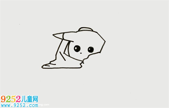 皮卡丘的尾巴怎么畫