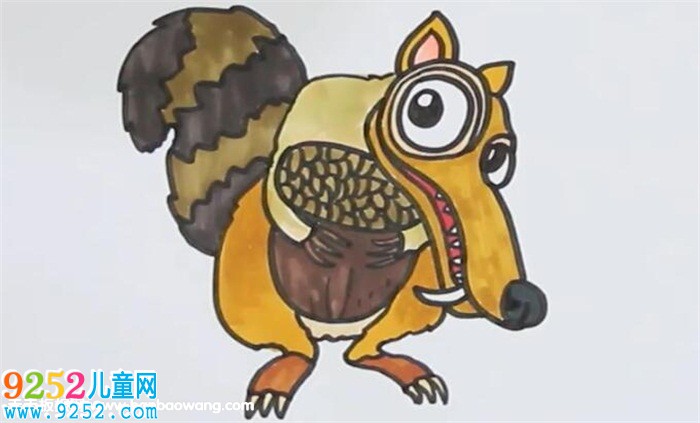 冰河世紀(jì)松鼠<a href=http://www.inspiredelm.com/jianbihua/ target=_blank class=infotextkey>簡筆畫</a>
