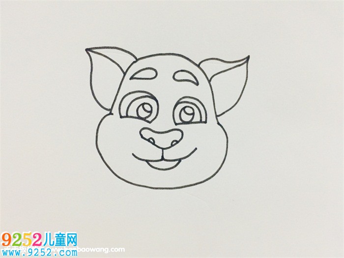會說話的湯姆貓怎么畫