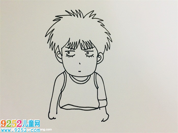 流川楓<a href=http://www.inspiredelm.com/jianbihua/ target=_blank class=infotextkey>簡筆畫</a>教程