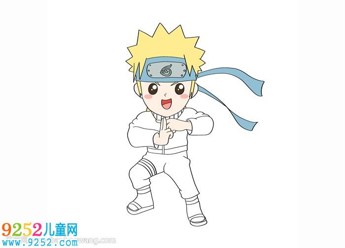 怎么畫火影忍者
