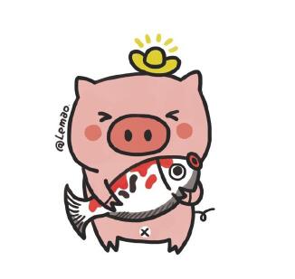 2019年的小豬怎么畫，2019年福豬簡筆畫圖片