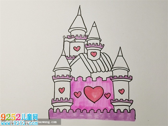 迪士尼城堡<a href=http://www.inspiredelm.com/jianbihua/ target=_blank class=infotextkey>簡(jiǎn)筆畫</a>教程