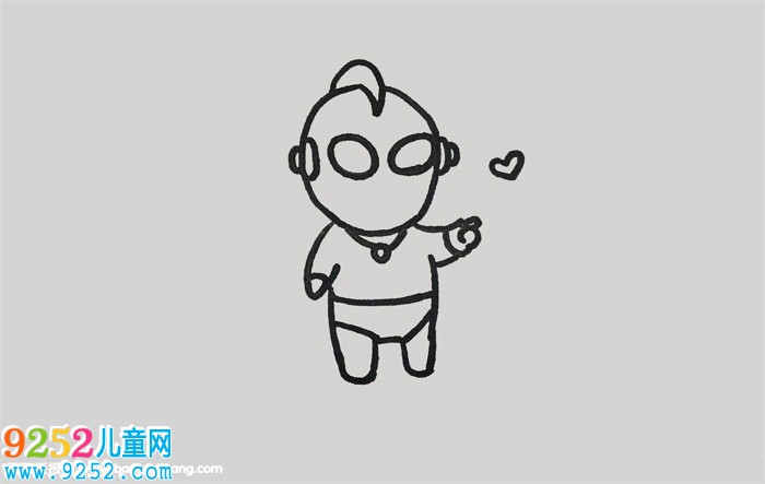 奧特曼怎么畫 艾克斯