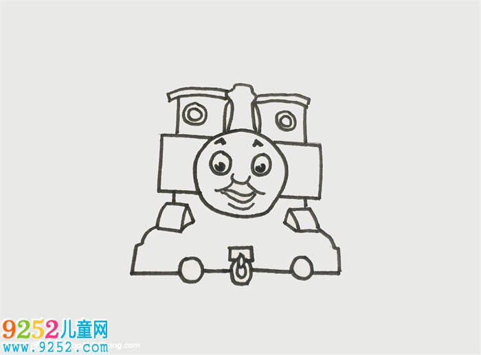 托馬斯怎么畫