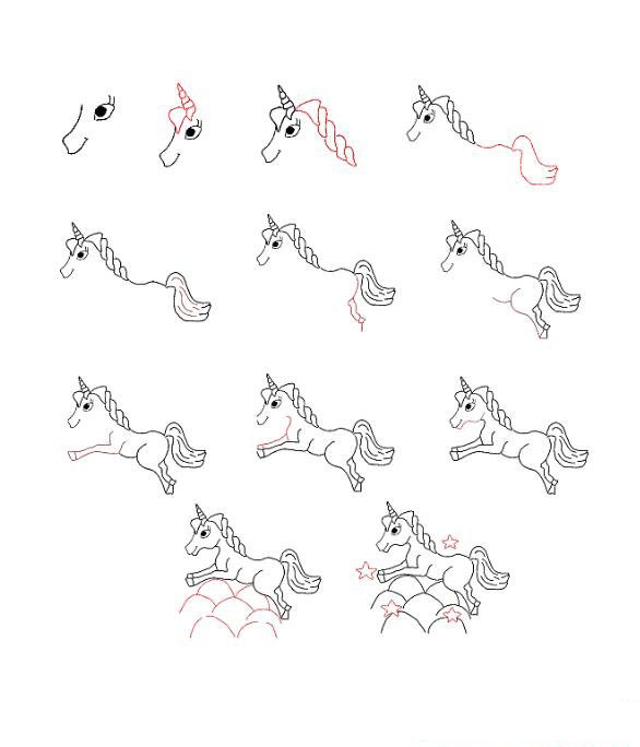 神話中的獨(dú)角獸<a href=http://www.inspiredelm.com/dongman/ target=_blank class=infotextkey>動漫</a><a href=http://www.inspiredelm.com/jianbihua/ target=_blank class=infotextkey>簡筆畫</a>教程