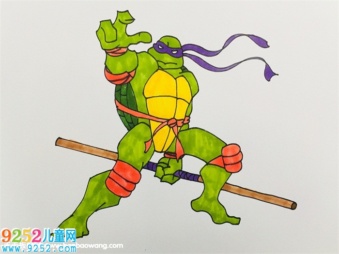 忍者神龜<a href=http://www.inspiredelm.com/jianbihua/ target=_blank class=infotextkey>簡(jiǎn)筆畫</a>步驟