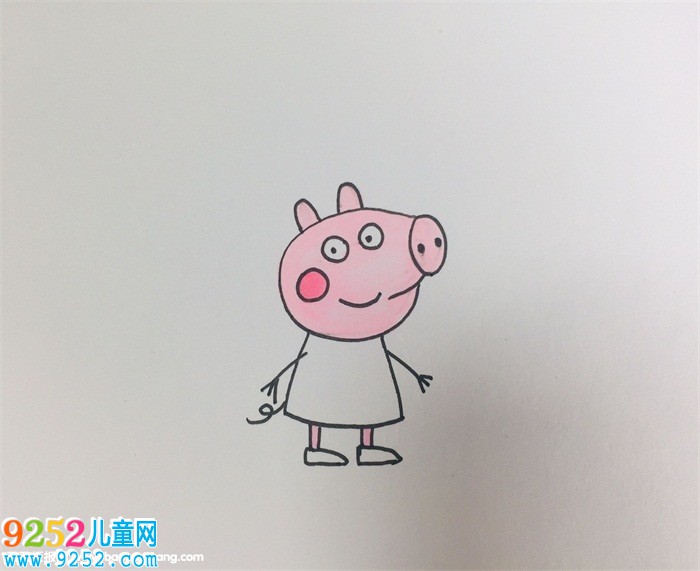 小豬佩奇畫法