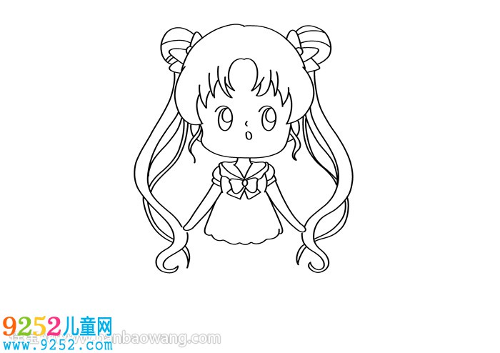 一步一步畫美少女