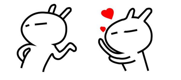 兔斯基簡(jiǎn)筆畫圖片大全-萌萌兔斯基