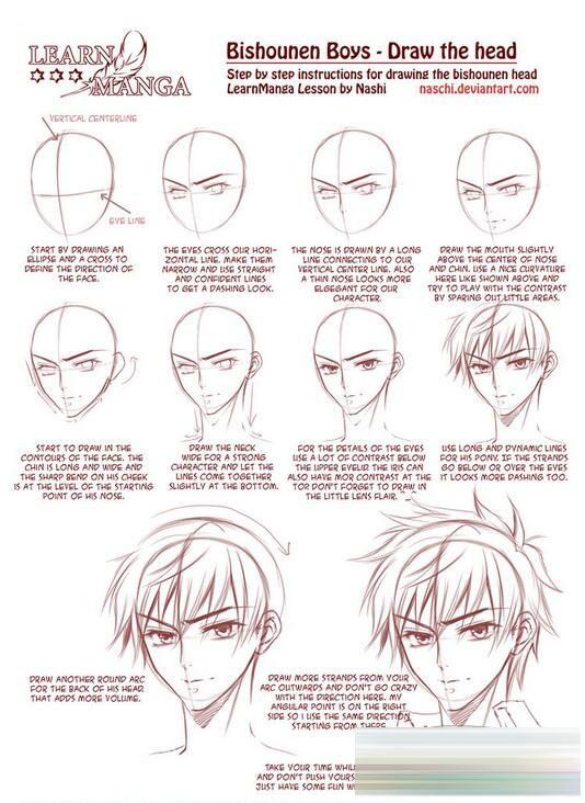 動(dòng)漫男生怎么畫_男孩的卡通畫法教程