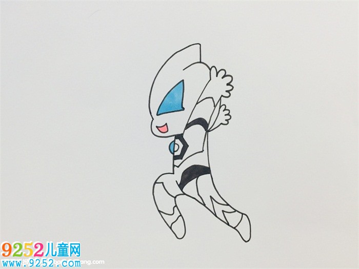 終極捷德奧特曼怎么畫
