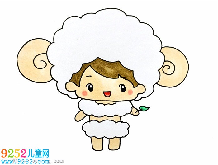 白羊座娃娃怎么畫