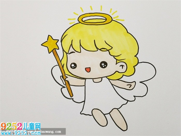 帶翅膀的小天使<a href=http://www.inspiredelm.com/jianbihua/ target=_blank class=infotextkey>簡筆畫</a>