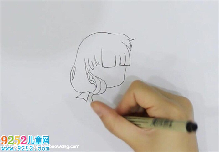 犬夜叉桔梗怎么畫